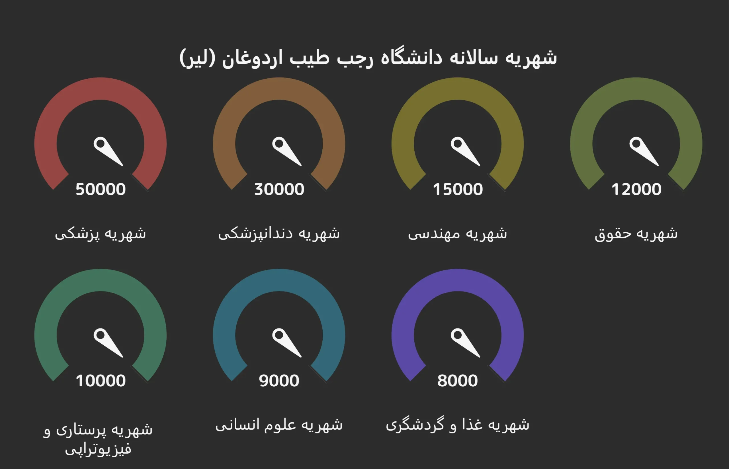 هزینه و شهریه دانشگاه رجب طیب اردوغان