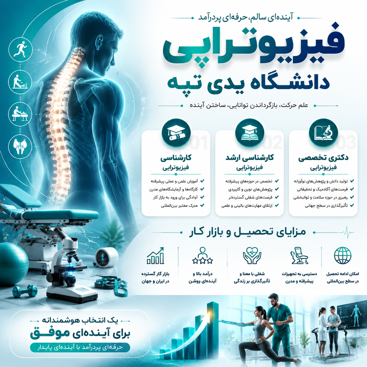 فیزیوتراپی دانشگاه یدی تپه 