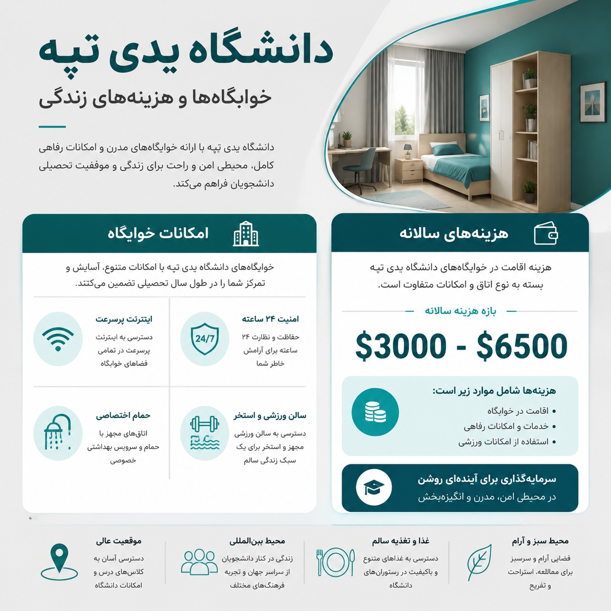 خوابگاه دانشگاه یدی تپه 