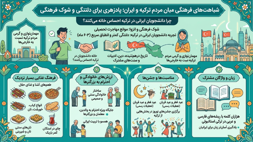 شباهت فرهنگی ترکیه با ایران 