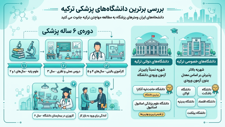 برترین دانشگاه پزشکی ترکیه