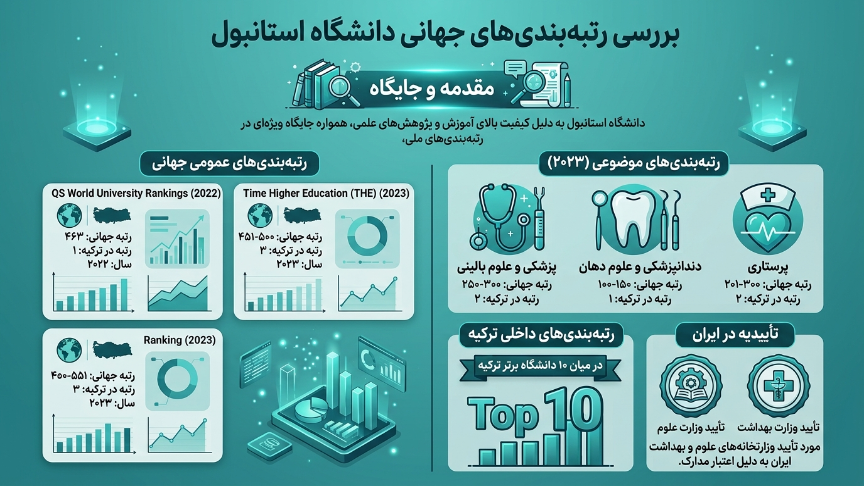 زتبه دانشگاه استانبول ترکیه 
