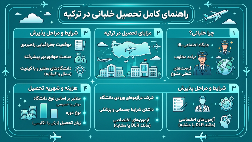 تحصیل خلبانی در ترکیه