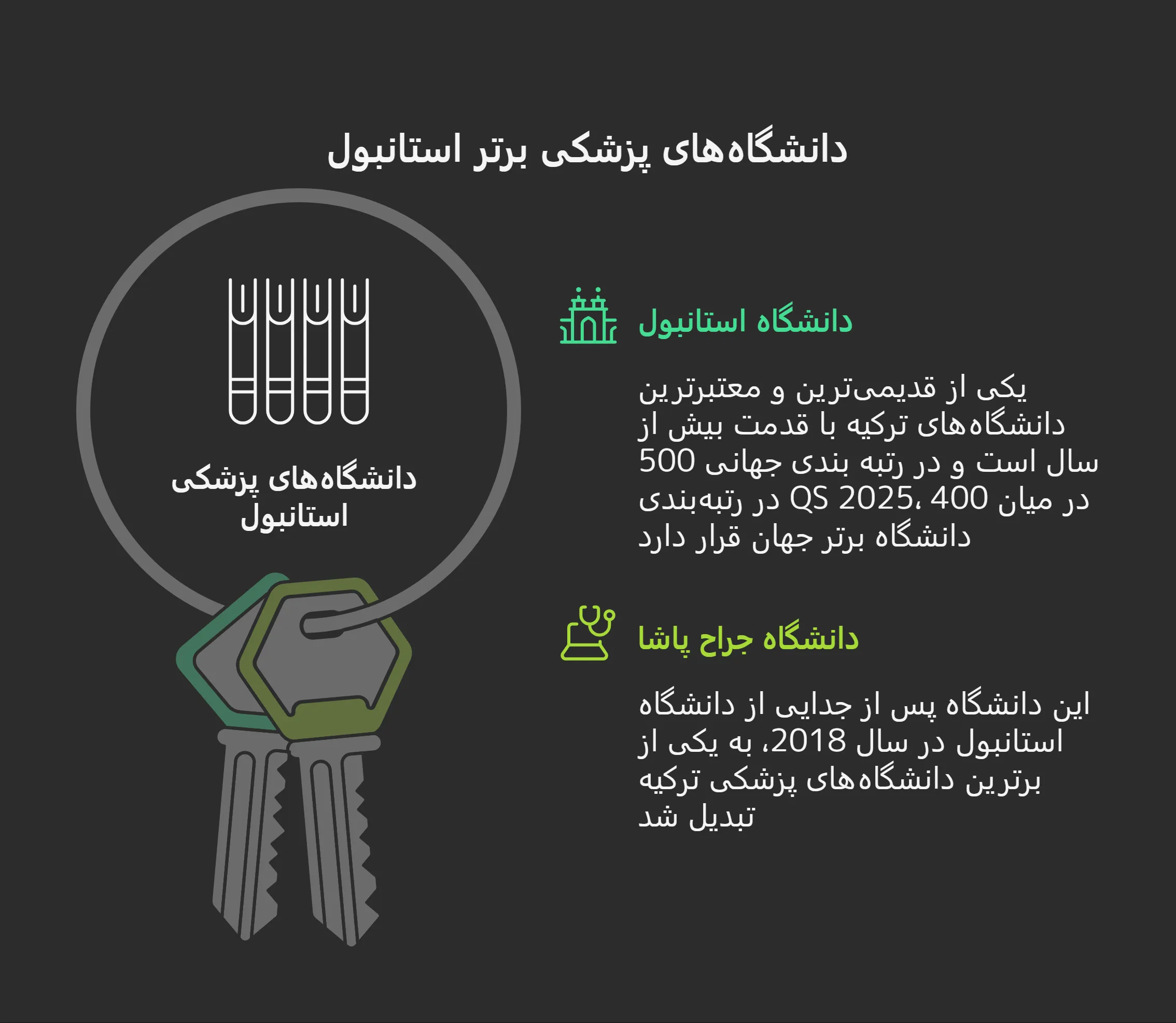 دانشپاه پزشکی استانبول ترکیه