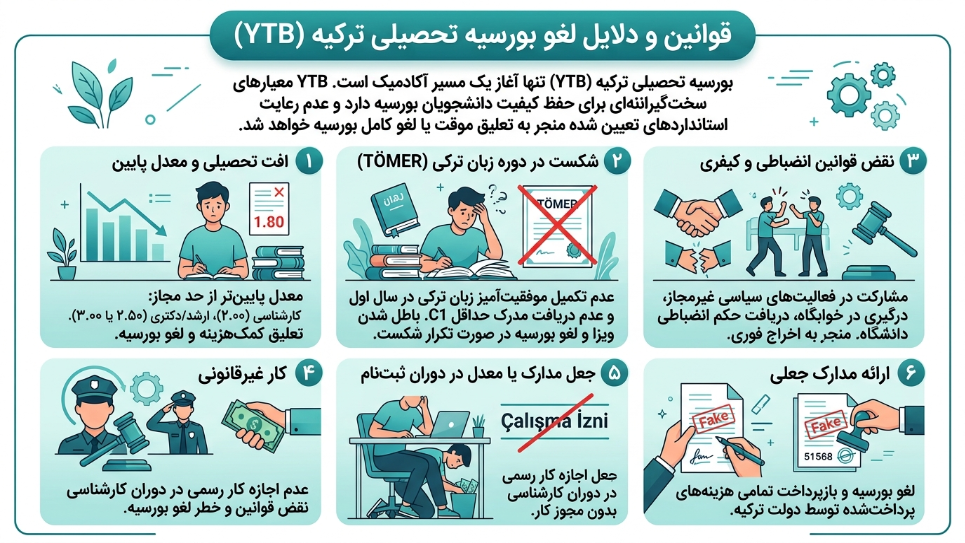 دلایل لغو ترکیه بورسلاری 