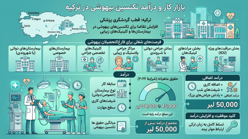 بازار کار هوشبری در ترکیه 