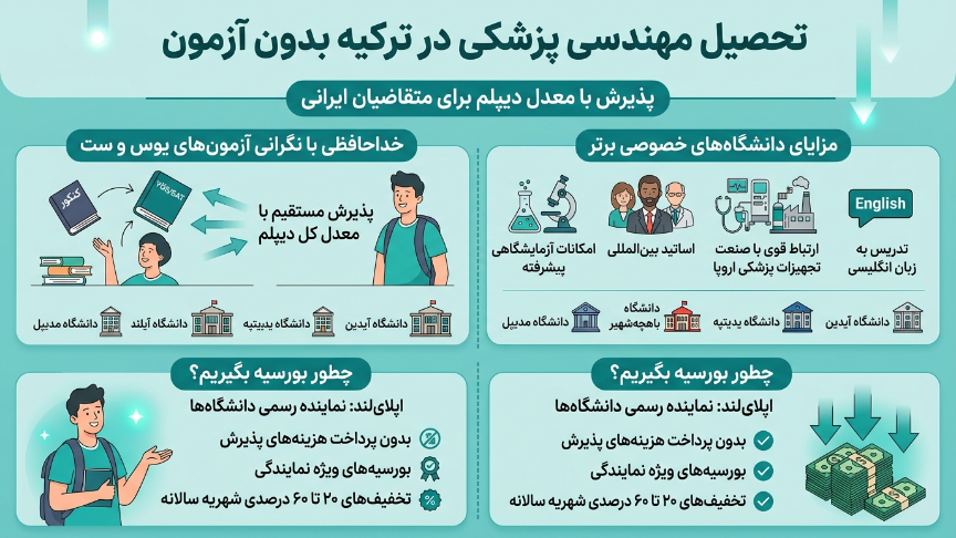 مهندسی پزشکی در ترکیه بدون کنکور