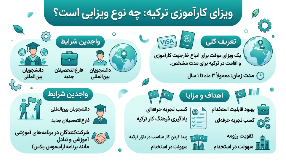 ویزای کارآموزی ترکیه 
