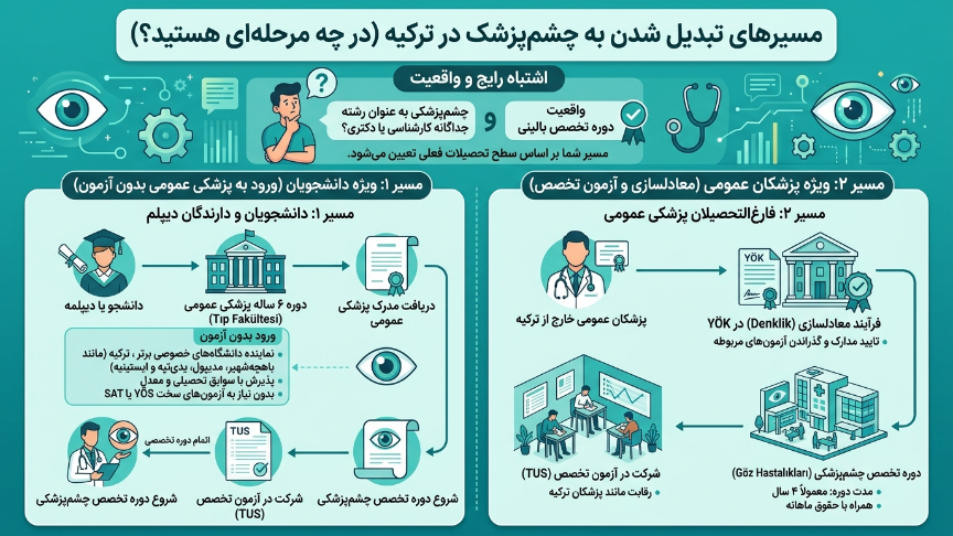 متخصص چشم پزشکی در ترکیه 