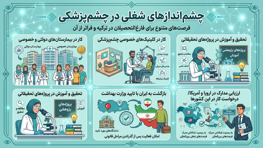 آینده شغلی چشم پزشکی در ترکیه 