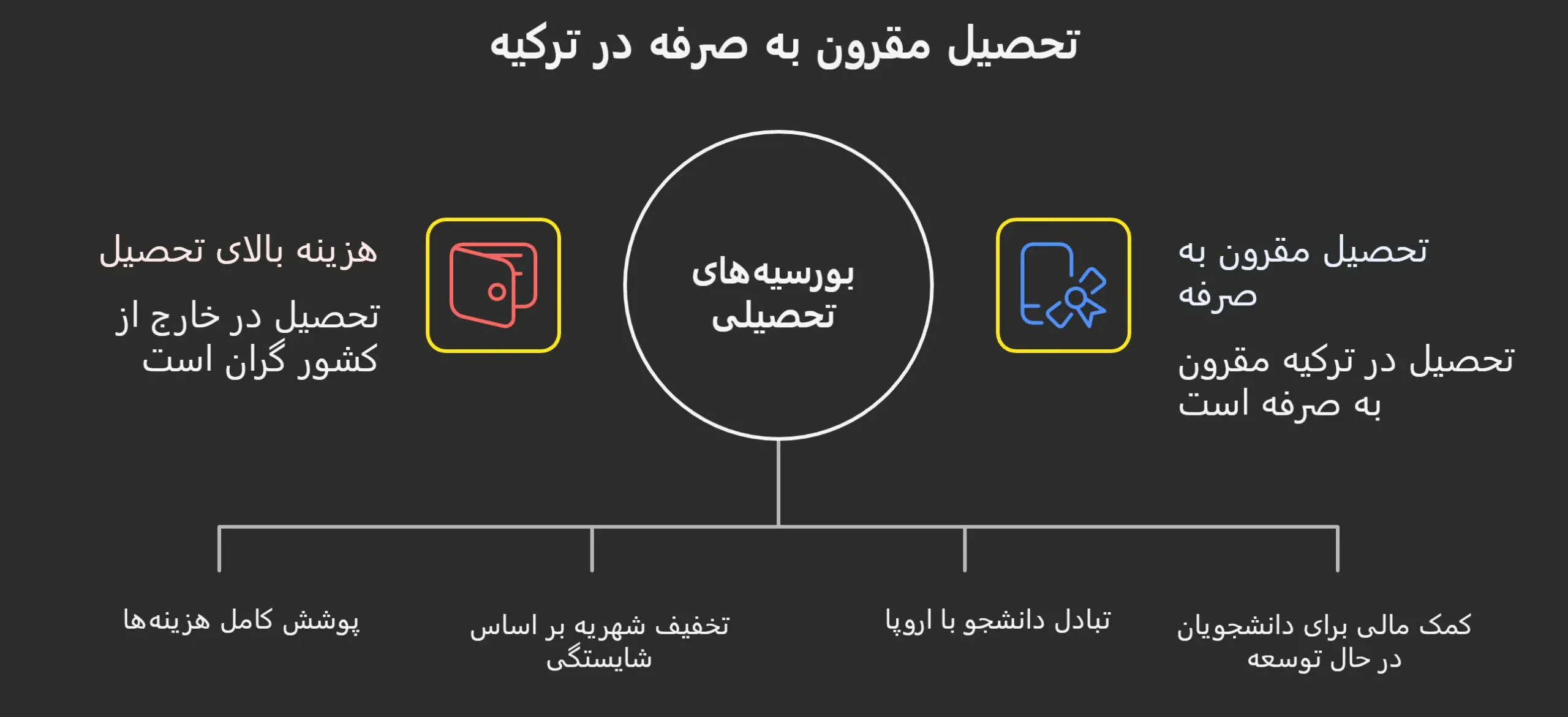 بورسیههای تحصیلی برای رشتههای غیرپزشکی