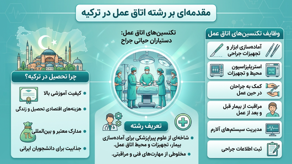 رشته اتاق عمل در ترکیه 