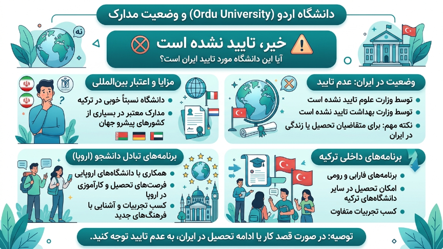 دانشگاه اردو موردتایید ایران است