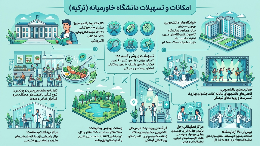 امکانات دانشگاه فنی خاورمیانه 