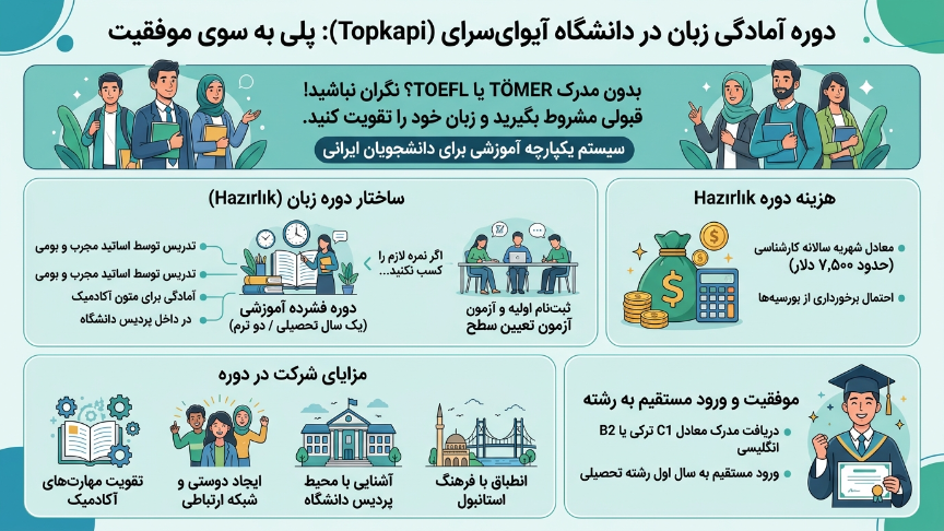 زبان دانشگاه آیوان سرای 