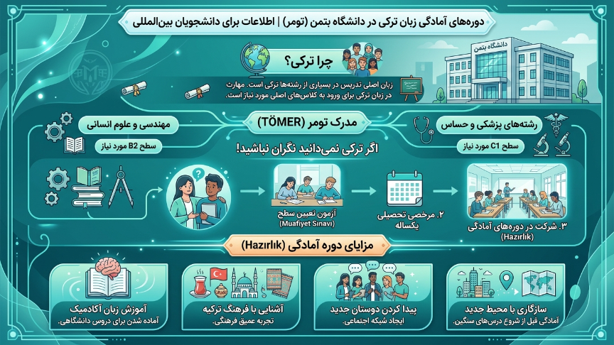مدرک زبان دانشگاه باتمان 
