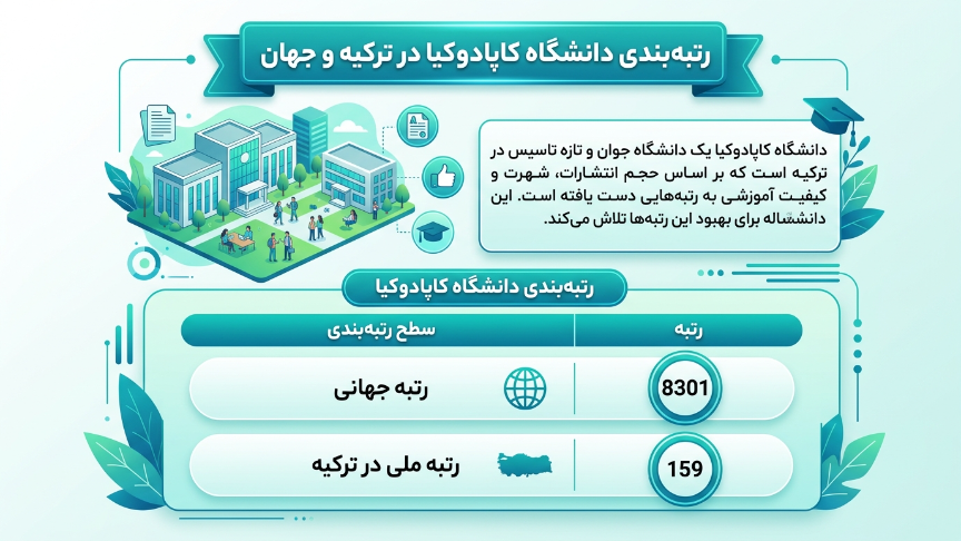 رتبه دانشگاه کاپادوکیا
