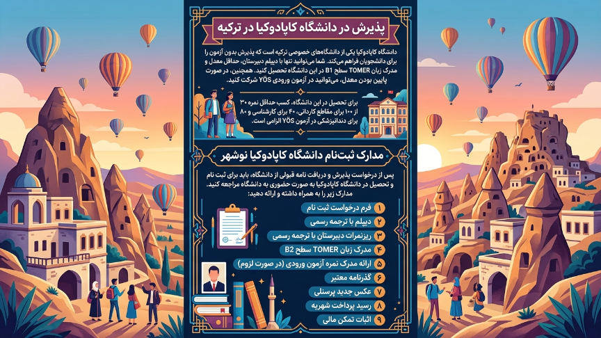 پذیرش دانشگاه کاپادوکیا