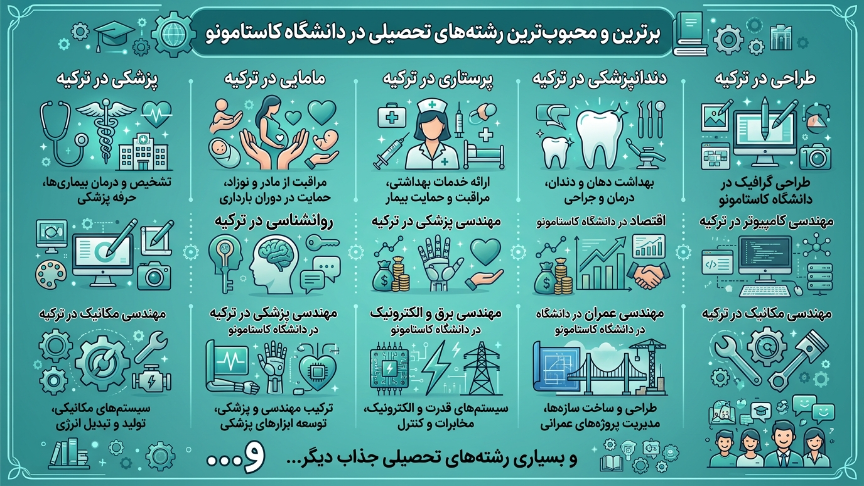 رشته دانشگاه کاستامونو 