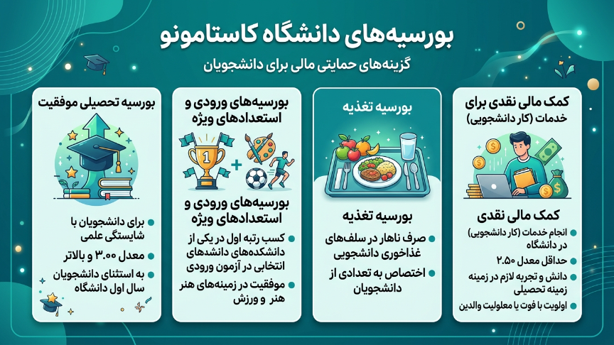 بورسیه دانشگاه کاستامونو 