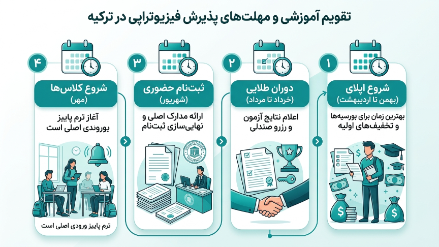 ددلاین فیزیوتراپی در ترکیه