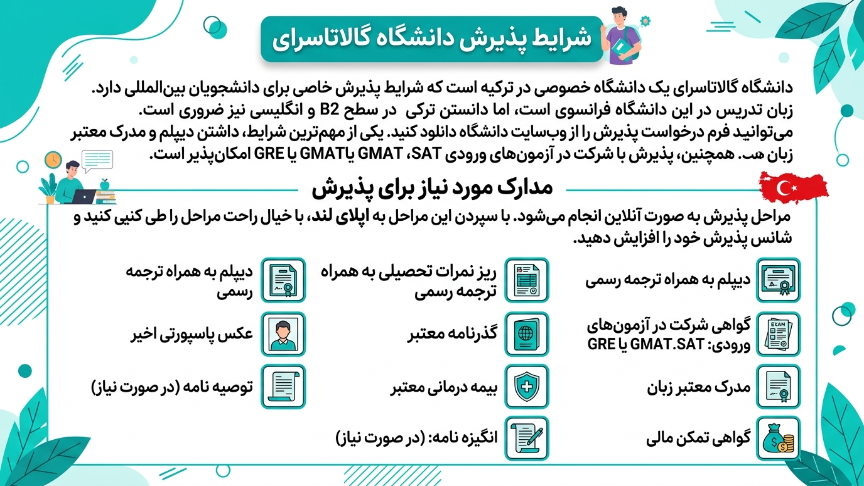 پذیرش دانشگاه گالاتاسرای 
