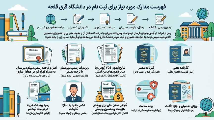 مدارک دانشگاه کیریک کاله