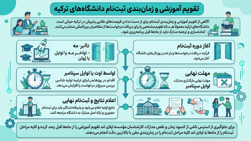 زمانبندی دانشگاه مونزور ترکیه 