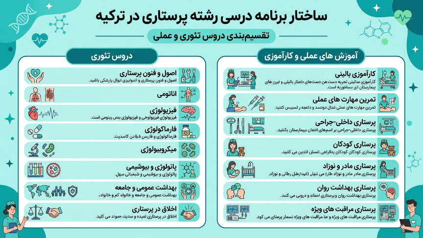 برنامه درسی پرستاری در ترکیه 