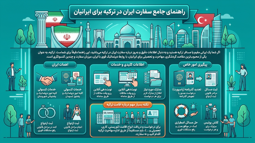 راهنمای سفارت ایران در ترکیه