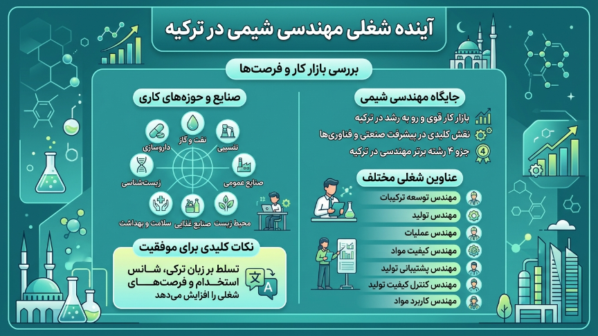آینده رشته مهندسی شیمی در ترکیه 