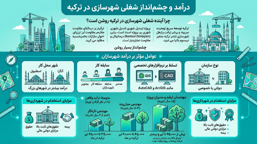 آینده شغلی رشته شهرسازی در ترکیه 