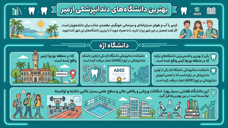 بهترین دانشگاههای دندانپزشکی ازمیر 