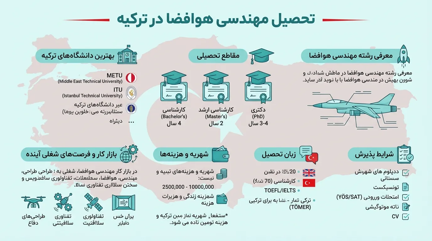 بهترین دانشگاههای ترکیه برای رشته هوافضا