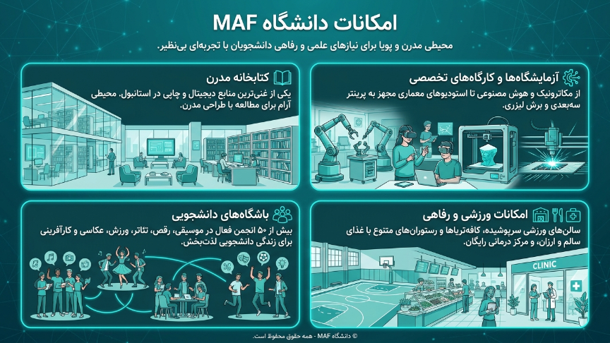 امکانات دانشگاه مف