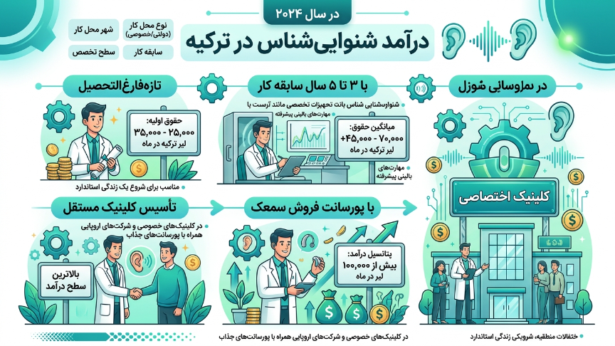 درآمد شنوایی سنج در ترکیه