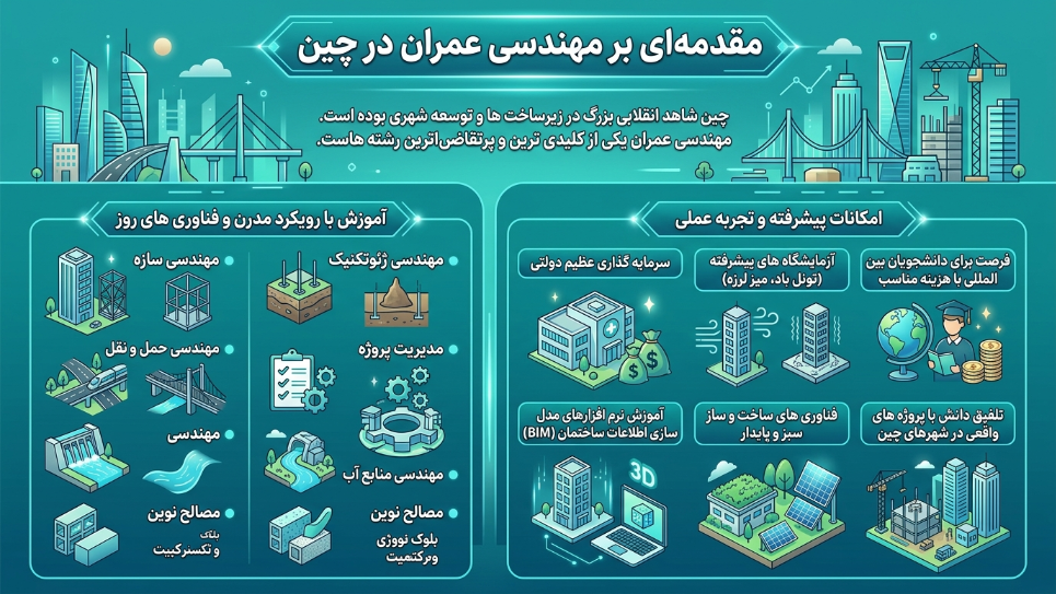 رشته مهندسی عمران در چین 