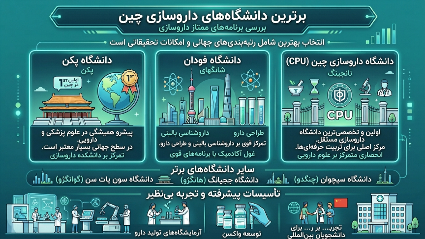 برترین دانشگاه داروسازی چین