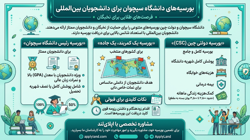بورسیه دانشگاه سیچوان 