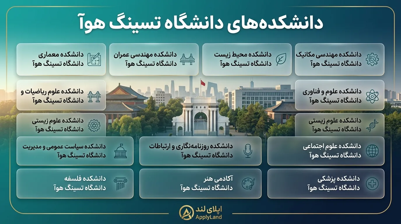 دانشکده‌های دانشگاه تسینگ هوآ