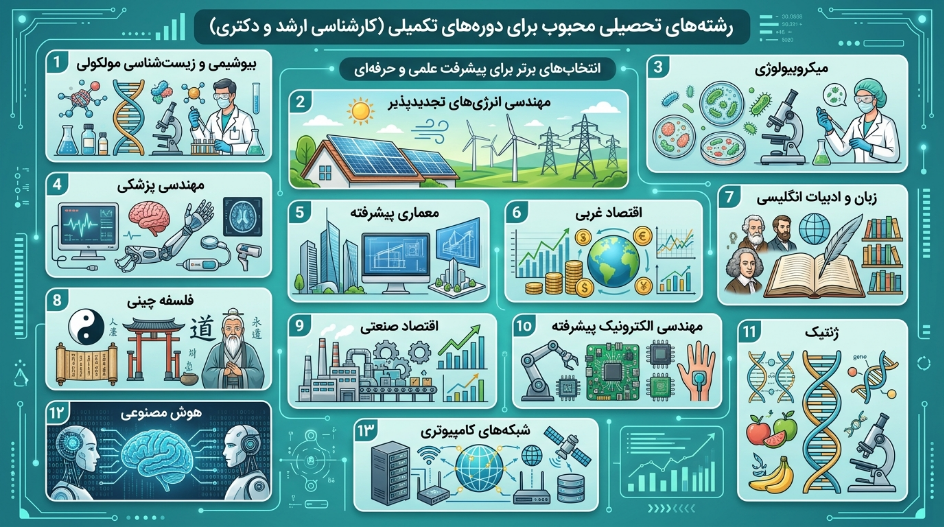 رشته مقاطع تکمیلی دانشگاه علم و تکنولوژی هواجونگ چین