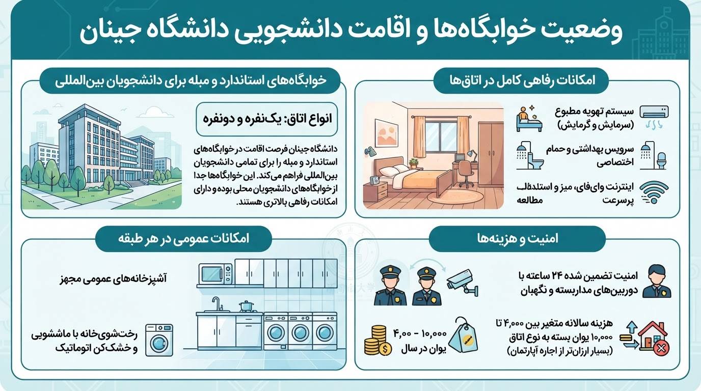 خوابگاه دانشگاه جینان چین