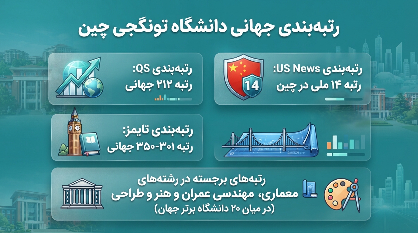 رتبه دانشگاه تونگجی چین